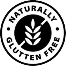 SodaSlim naturally gluten free seal