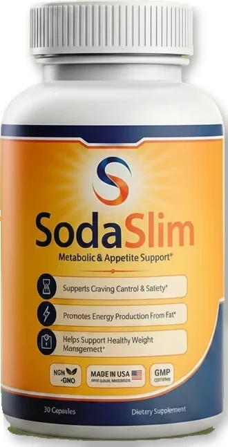 SodaSlim 1-bottle pack shot, 30 capsules