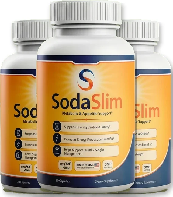 SodaSlim 3-bottle bundle pack shot